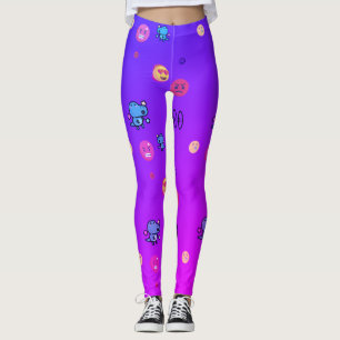 boze liefde dinosaur emoji leggings