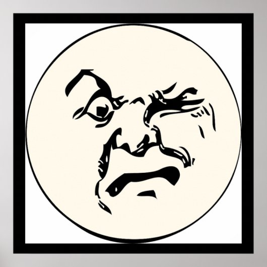 BOZE MAAN POSTER (Voorkant)