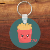 Boze, maar Kawaii Fransen Sleutelhanger (Voorkant)