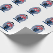 Boze man die loopt cadeaupapier (Hoek)