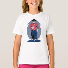 Boze man die loopt t-shirt