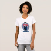 Boze man lopend t-shirt (Voorkant volledig)