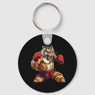 Boze Muay Thai en Thaise bokstijger Sleutelhanger
