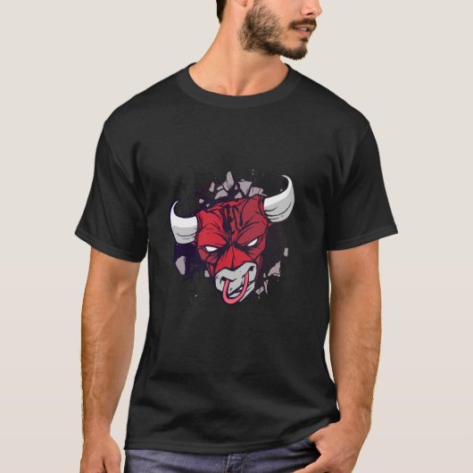 boze muur t-shirt (Voorkant)