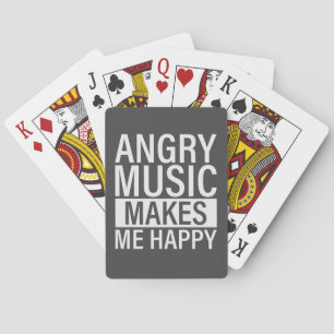 Boze Muziek Heavy Metal Death Metalhead Pokerkaarten