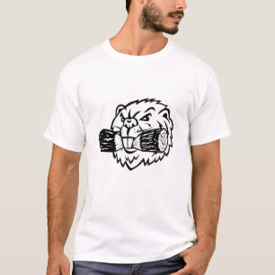 Boze Noord-Amerikaanse Bever of Euraziatische Beve T-shirt