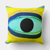 Boze Oog Abstract Kussen (Voorkant)