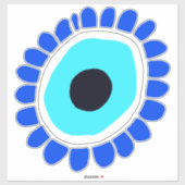  boze oog amulet Lucky Charm Sticker (Vel)