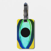 Boze Oog Goede Geluk Bagagelabel (Achterkant verticaal)