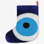 Boze oog grote kerstsok (Achterkant)