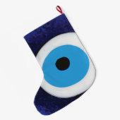 Boze oog grote kerstsok (Achterkant (Hangend))