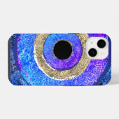 Boze oog iPhone hoesje (Achterkant horizontaal)