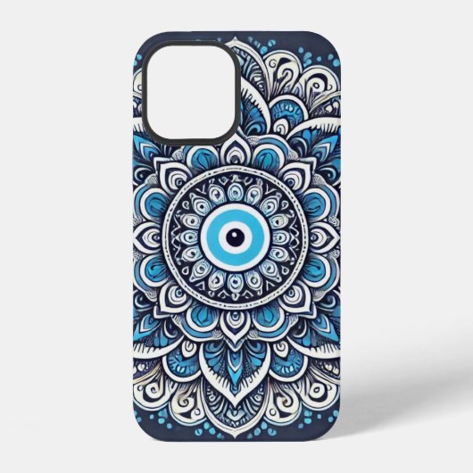 Boze oog iPhone hoesje (Achterkant)