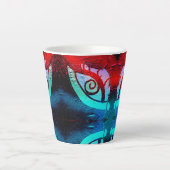 boze oog nacht latte mok (Voorkant)
