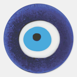 Boze Oog Nazar Talisman Ronde Sticker