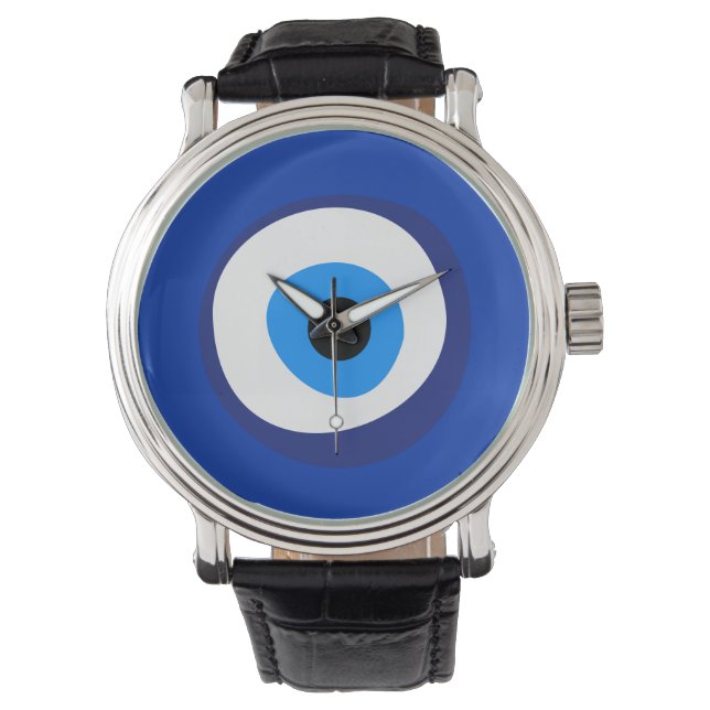 boze oog - oud symbool anti - quiteit talisman sup horloge (Voorkant)