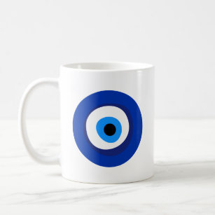 boze oog - oud symbool anti - quiteit talisman sup koffiemok