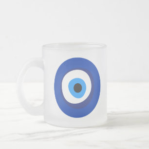 boze oog - oud symbool anti - quiteit talisman sup matglas koffiemok