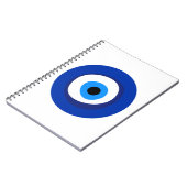 boze oog - oud symbool anti - quiteit talisman sup notitieboek (Linkerzijde)