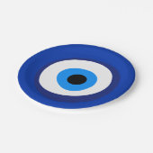 boze oog - oud symbool anti - quiteit talisman sup papieren bordje (Gekanteld)