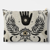 Boze Oog Print Cosmetische Tas (Achterkant)