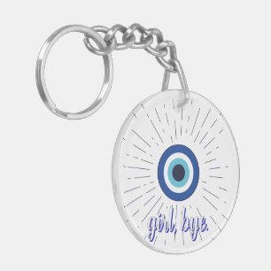 boze oog sleutelhanger