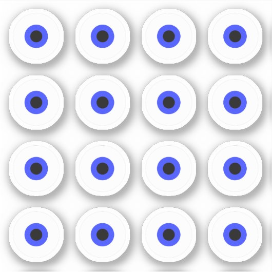 Boze Oog Sticker (Voorkant)