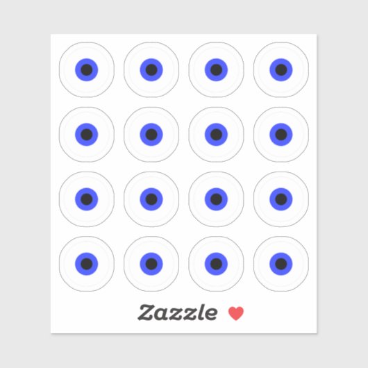 Boze Oog Sticker (Vel)