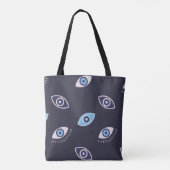 Boze oog tote bag (Achterkant)