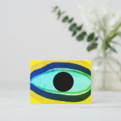 Boze oog visitekaartje (Staand voorkant)