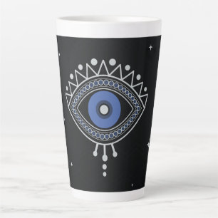 Boze oogbescherming etnische talisman magisch symb latte mok