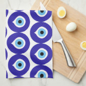 boze oogsymbool antieke nazar fatima talisman char theedoek (Quarter Fold)