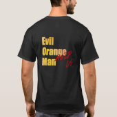 Boze Oranje Man - Help! T-shirt (Achterkant)