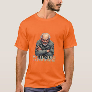 Boze Oude Man – Cartoon-Illustratie T-shirt
