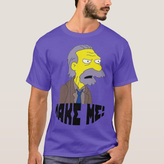 Boze oude man t-shirt (Voorkant)
