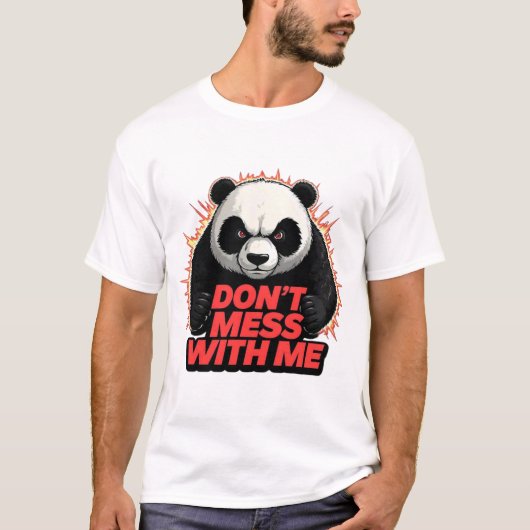 Boze Panda Energie T-Shirt (Voorkant)