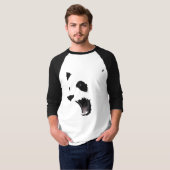Boze Panda gezicht T-shirt (Voorkant volledig)