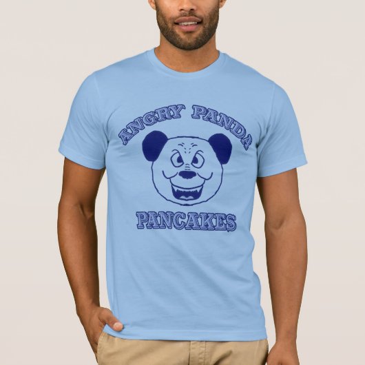 Boze Panda Pannenkoeken T-shirt (Voorkant)