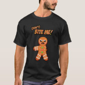 Boze peperkoek man, bijt me niet! t-shirt (Voorkant)