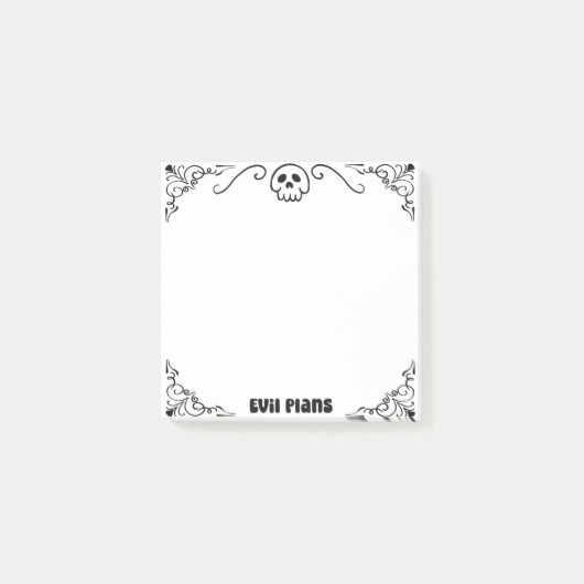 Boze plannen post-it® notes (Voorkant)