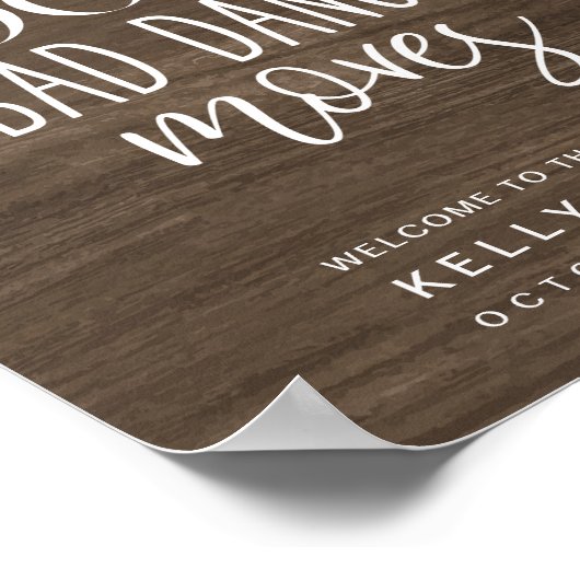 Boze Poster voor voedsel en slechte dans (Hoek)