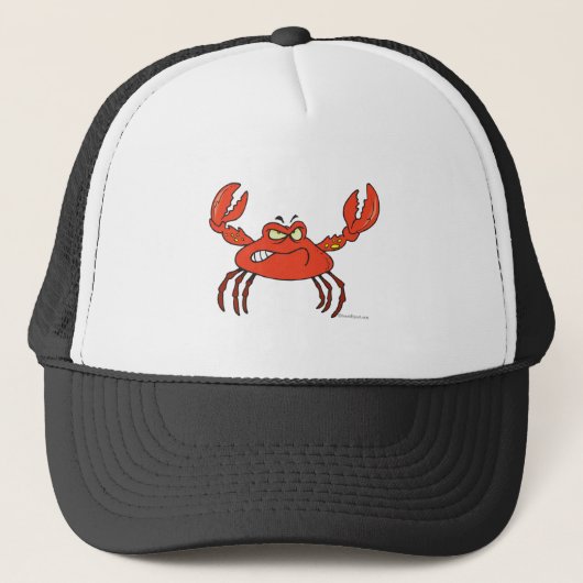 boze rode krab trucker pet (Voorkant)