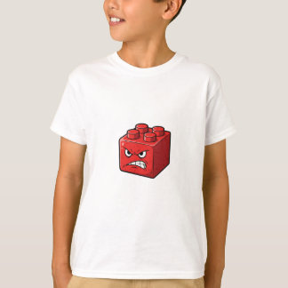 Boze Rode Speelgoed Baksteen Kinderen T-shirt