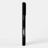 Boze Ruimtepiloot Zwart iPhone Hoesje (Rechterkant)