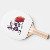 Boze Santa ping pong peddel Tafeltennisbatje (Zijkant)