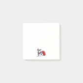 Boze Santa witte notitie pads Post-it® Notes (Voorkant)