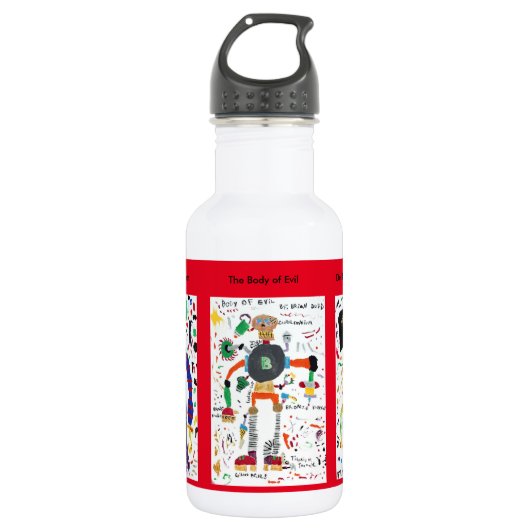 Boze schepsels waterfles  (Voorkant)