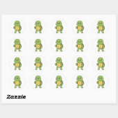 Boze Schildpad Sticker (Vel)