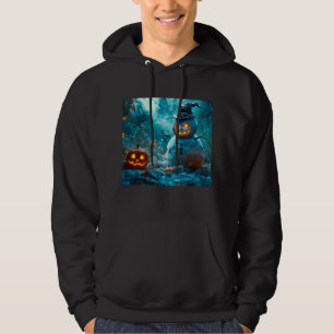 Boze Sneeuwman Halloween-trui met Pompoenen Hoodie
