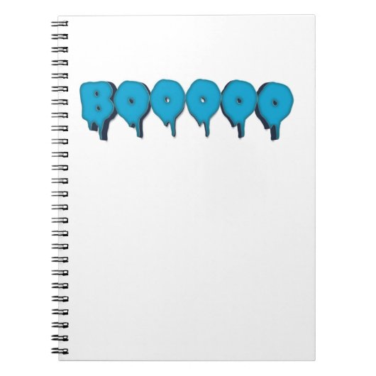 boze spooktekst notitieboek (Voorkant)